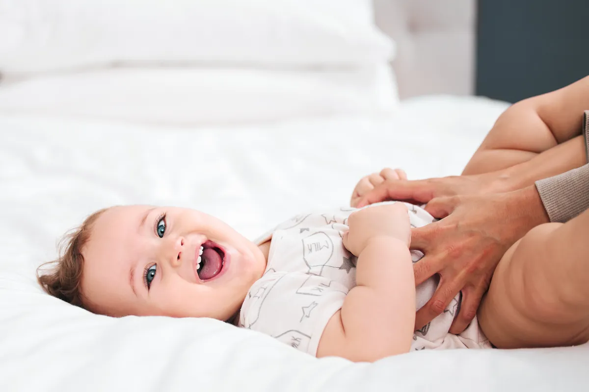 Why do babies have a laughing response?