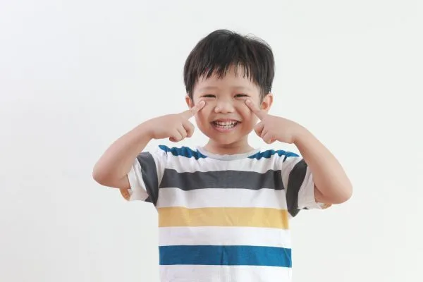 How can I help my child learn the names of the body parts?