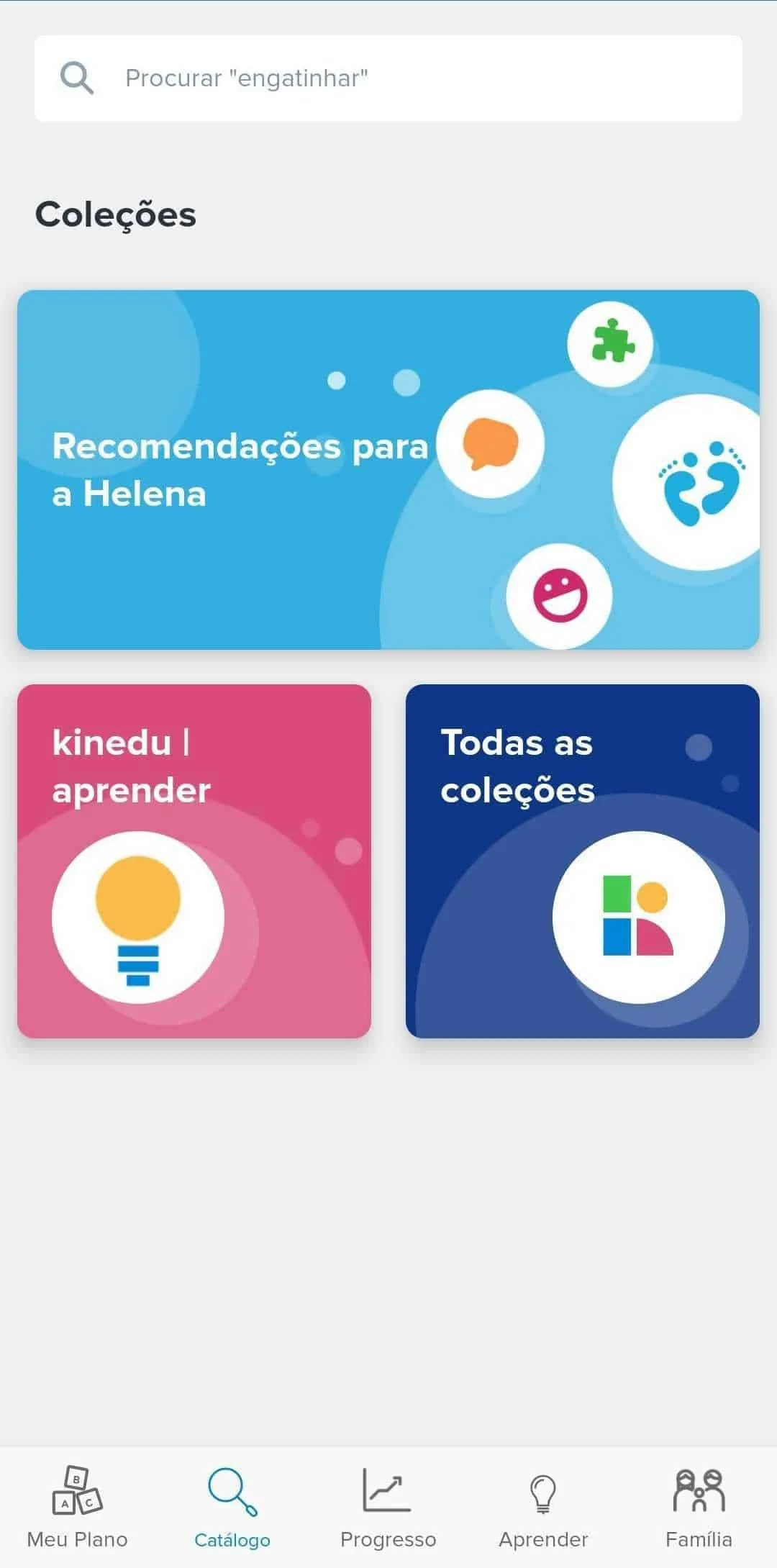 catálogo de aulas kinedu aprender